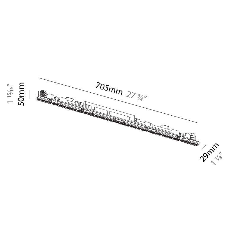 Hypro by Prolicht – 27 3/4″ x 1 15/16″ ,  offers LED lighting solutions | Zaneen Architectural