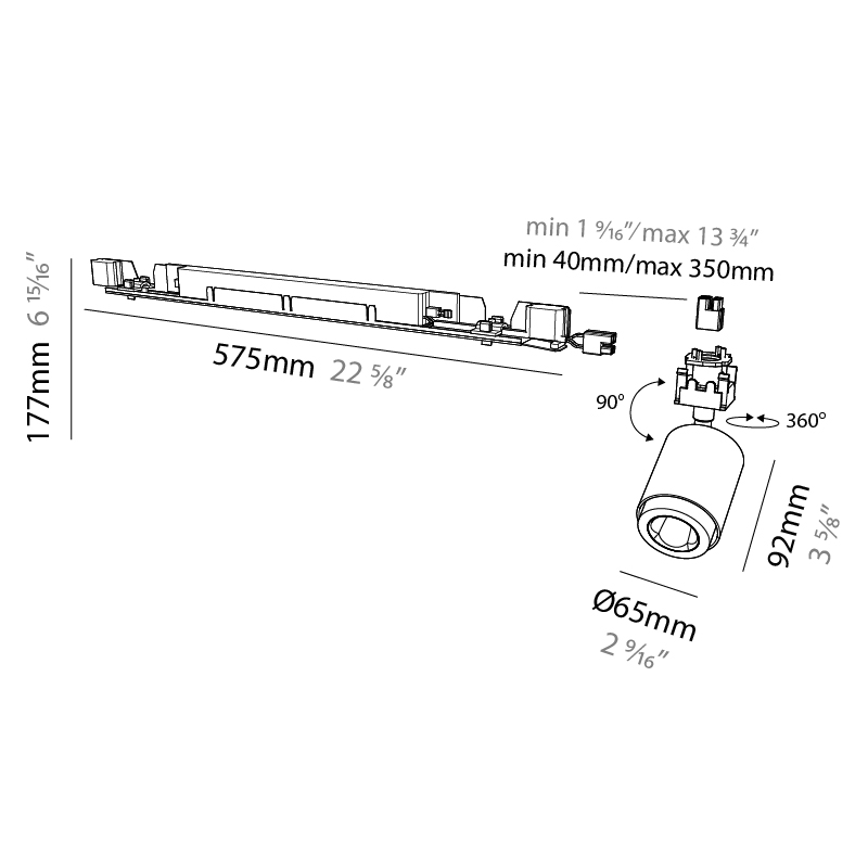 Oiko Pro by Prolicht – 27 9/16″ x 6 15/16″ ,  offers LED lighting solutions | Zaneen Architectural