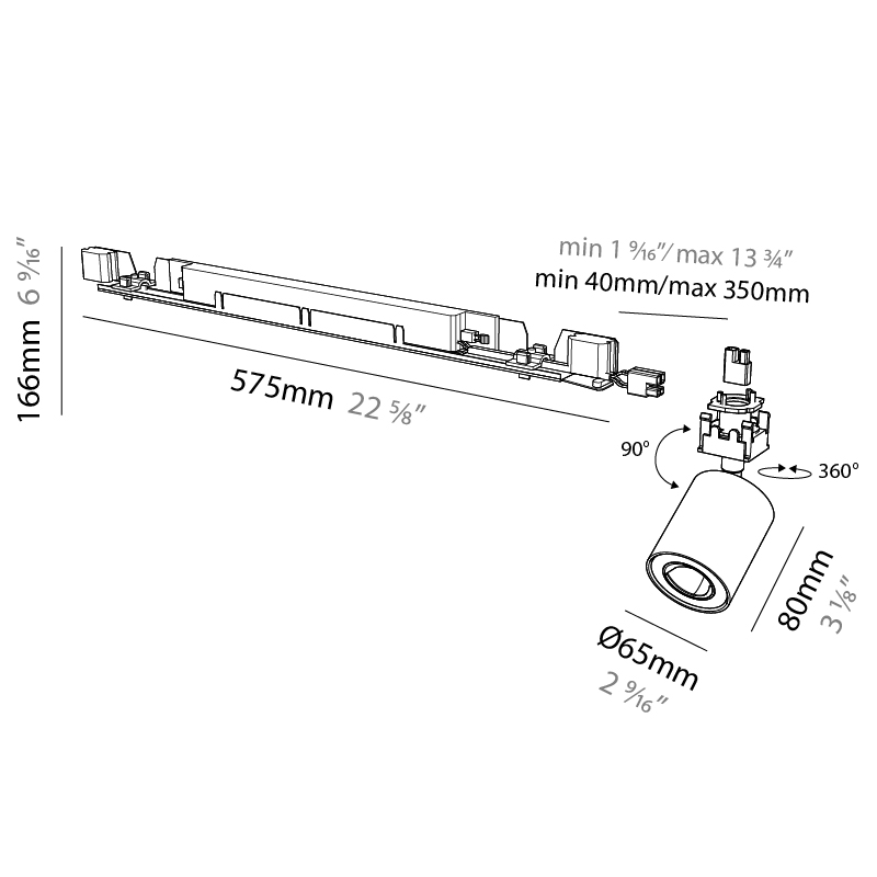 Oiko Pro by Prolicht – 27 9/16″ x 6 9/16″ ,  offers LED lighting solutions | Zaneen Architectural