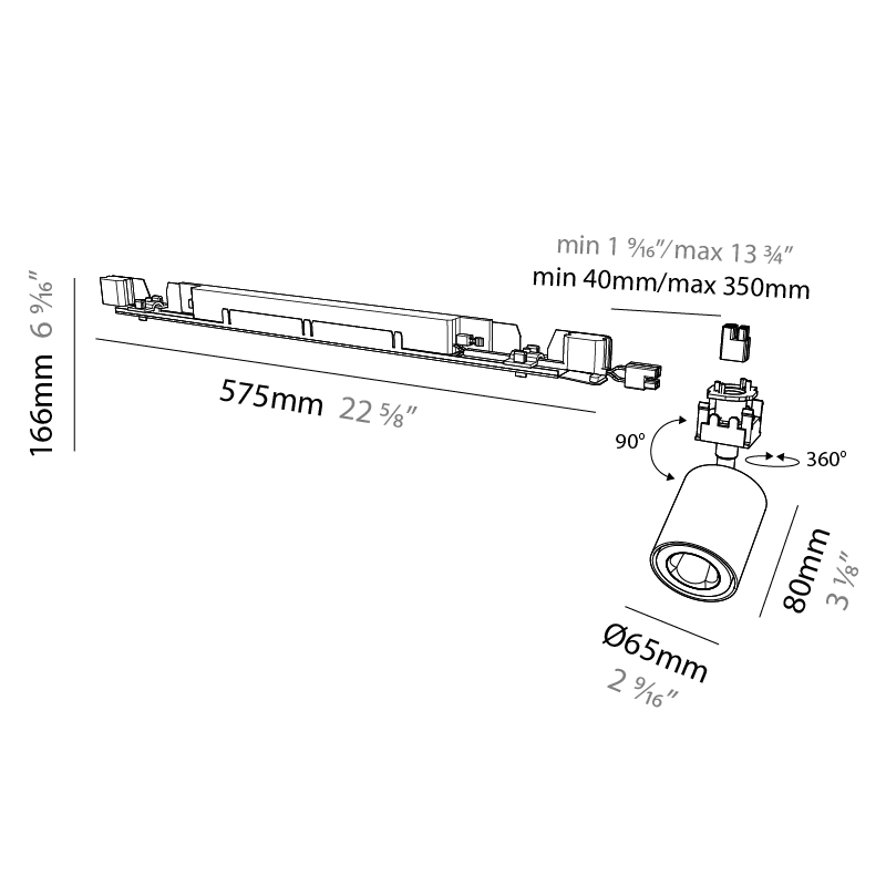 Oiko Pro by Prolicht – 27 9/16″ x 6 9/16″ ,  offers LED lighting solutions | Zaneen Architectural