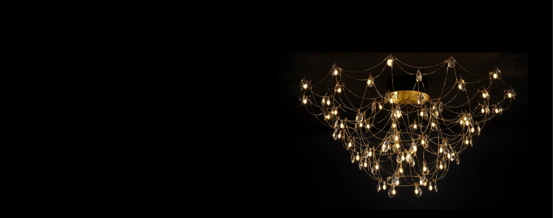 アールグラージュ　天空 Crystal galaxy - Traditional Ceiling Chandelier by Quasar | Zaneen