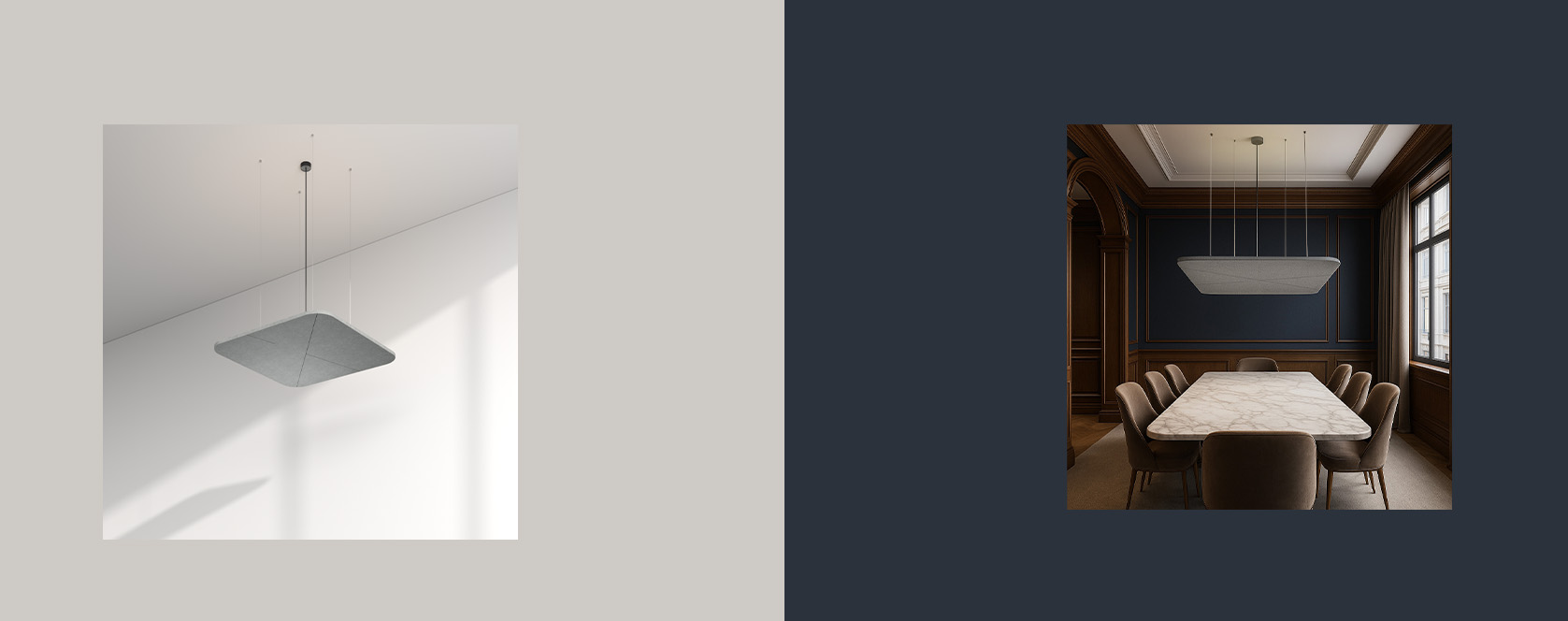 Quantum Acoustic Light Panel