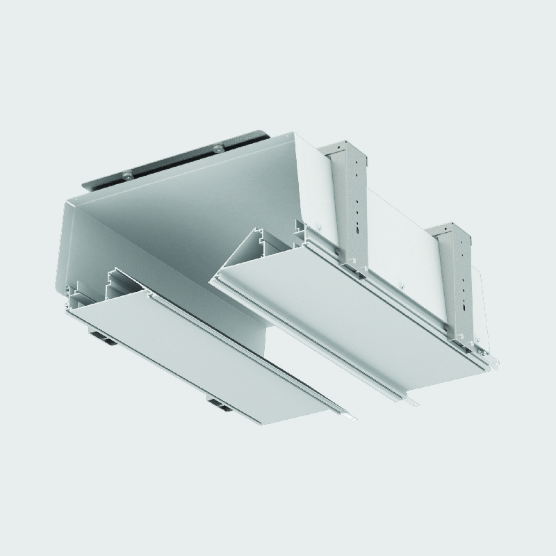 2Look4 80 by Prolicht – 19 11/16 / 39 3/8 / 59 1/16 / 70 7/8″ x 7 7/8″ Trimless, Linear Profiles offers LED lighting solutions | Zaneen Architectural