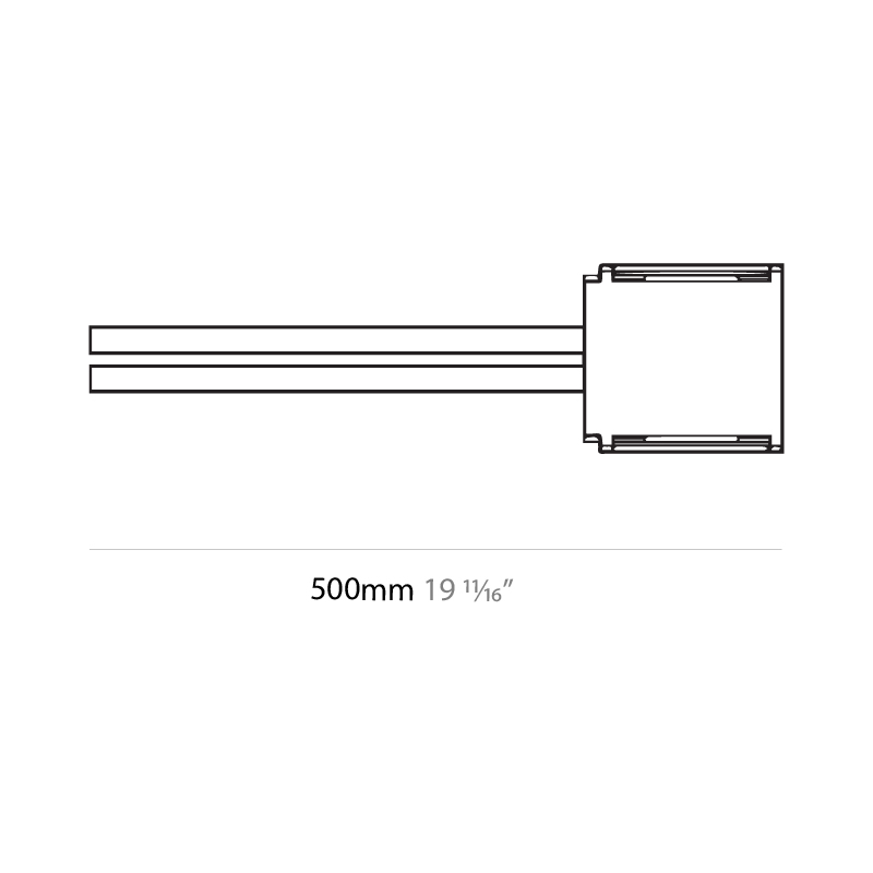 2Look4 80 by Prolicht – 19 7/10″ x 3/16″ ,  offers LED lighting solutions | Zaneen Architectural