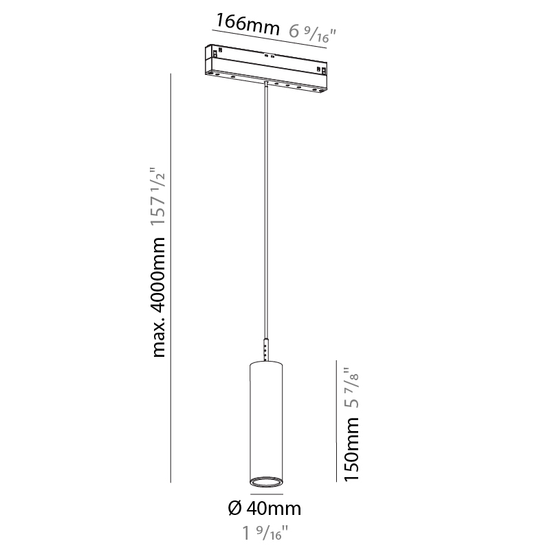 Hangover by Prolicht – 1 9/16″ x 5 7/8″ Track, Downlight offers LED lighting solutions | Zaneen Architectural