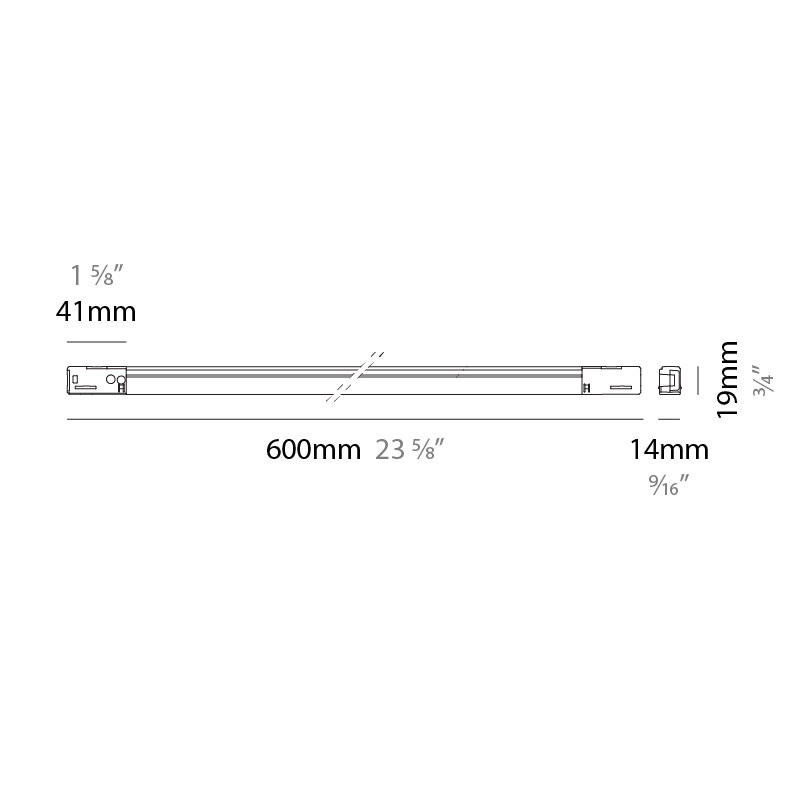 35 Track by Ivela – 23 5/8″ x 3/4″ Track, Linear Profiles offers LED lighting solutions | Zaneen Architectural
