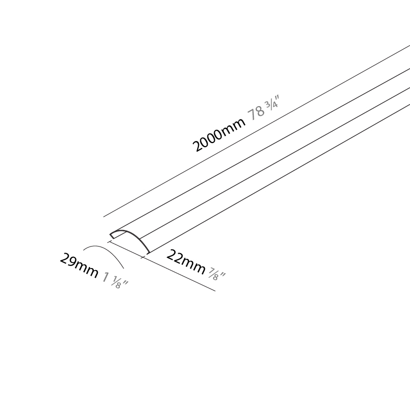 35 Track by Ivela – 78 3/4″ ,  offers LED lighting solutions | Zaneen Architectural