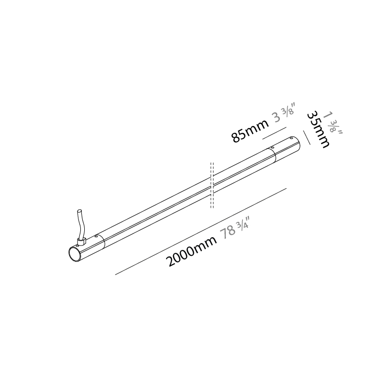 35 Linear by Ivela – 1 3/8″78 3/4″ Suspension, Linear Profiles offers LED lighting solutions | Zaneen Architectural