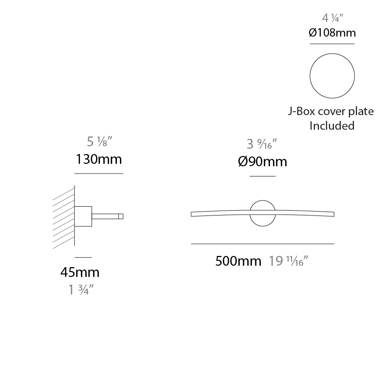 Albatros by Icone – 19 11/16″ Surface, Picture Light offers quality European interior lighting design | Zaneen Design / Line art