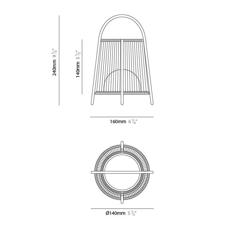 Allegra by Ole – 6 1/4″ x 9 1/2″ Portable, Table offers high performance and quality material | Zaneen Exterior / Line art