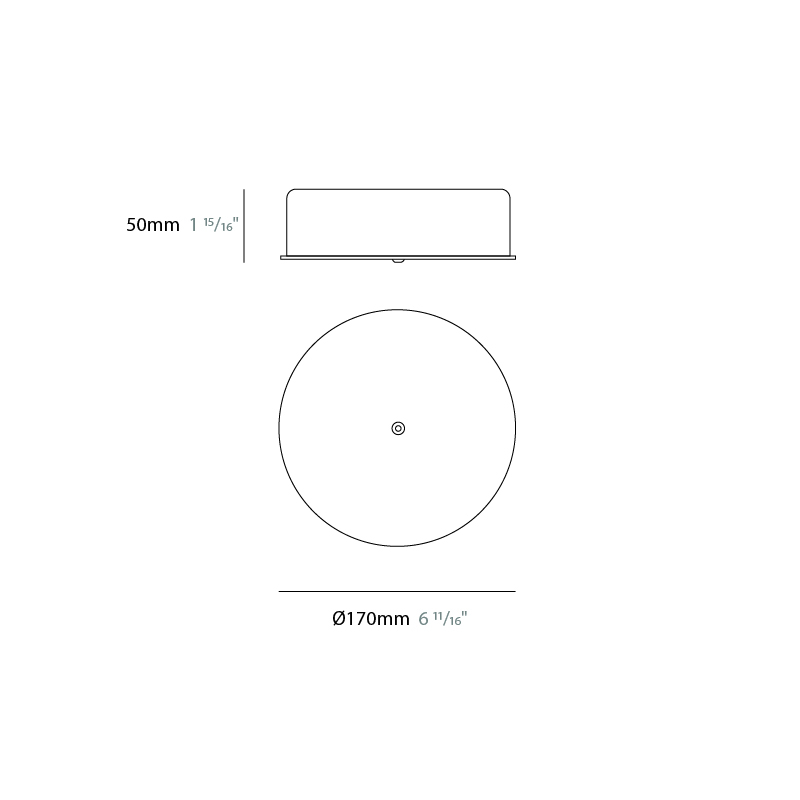 Apple Mood by Quasar – 6 11/16″ x 1 15/16″ Surface,  offers quality European interior lighting design | Zaneen Design