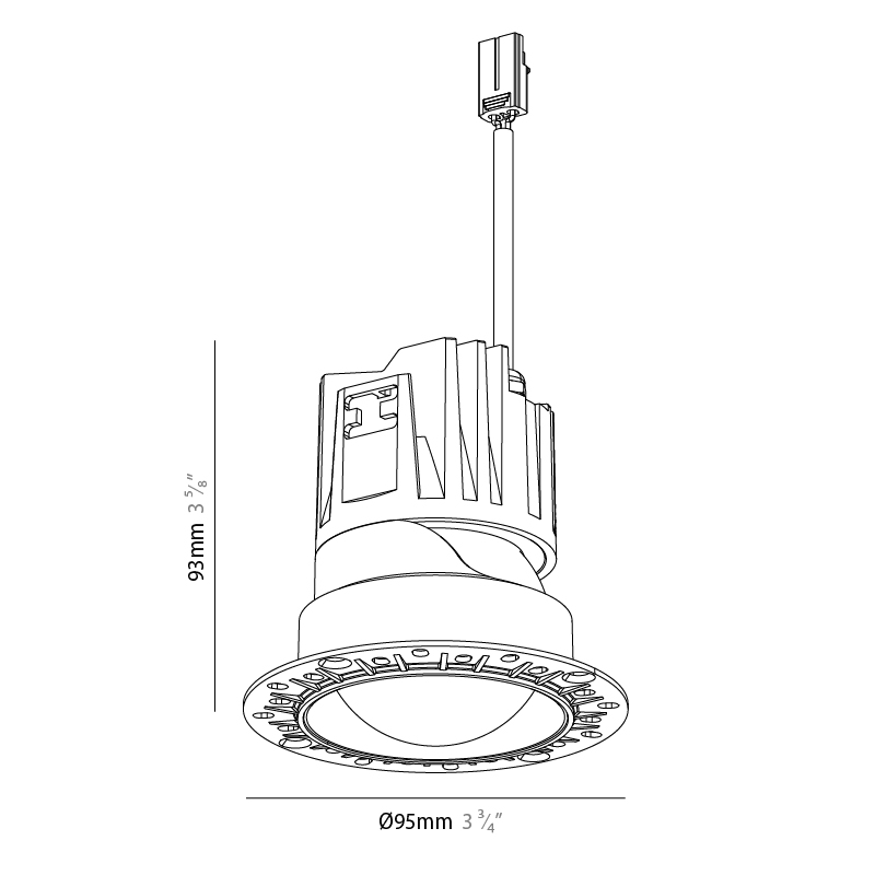 Bioniq Evo by Prolicht – 3 3/4″ x 3 3/4″ Trimless, Downlight offers LED lighting solutions | Zaneen Architectural