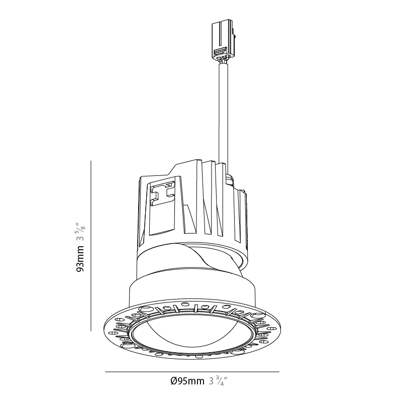 Bioniq Evo by Prolicht – 3 3/4″ x 3  5/8″ Trimless, Downlight offers LED lighting solutions | Zaneen Architectural