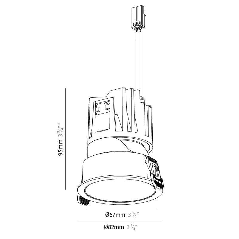 Bioniq Evo by Prolicht – 3 1/4″ x 3 3/4″ Recessed, Downlight offers LED lighting solutions | Zaneen Architectural
