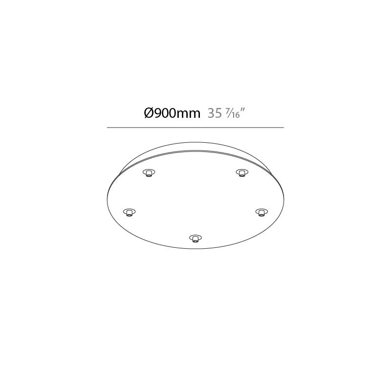 Bolla by Icone – 35 7/16″ , Modular offers quality European interior lighting design | Zaneen Design