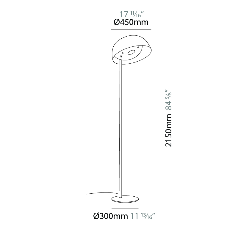 Bucola by Knikerboker – 11 13/16″ x 63″ Portable, Floor offers quality European interior lighting design | Zaneen Design / Line art