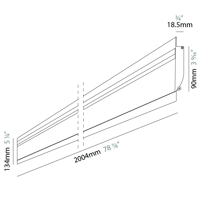 Centaur by Ivela –  x 78 7/8″ Recessed, Profile offers LED lighting solutions | Zaneen Architectural