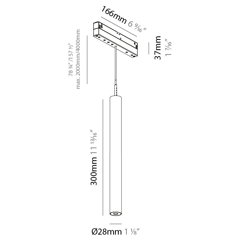 Clicktrack by Prolicht – 1 1/8″6 9/16″ x 11 13/16″ Track, Pendant offers LED lighting solutions | Zaneen Architectural