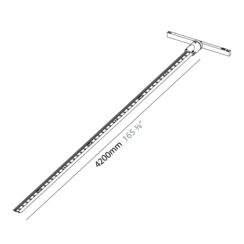 Code System by Prolicht – 165 3/8″ x 7/8″ ,  offers LED lighting solutions | Zaneen Architectural