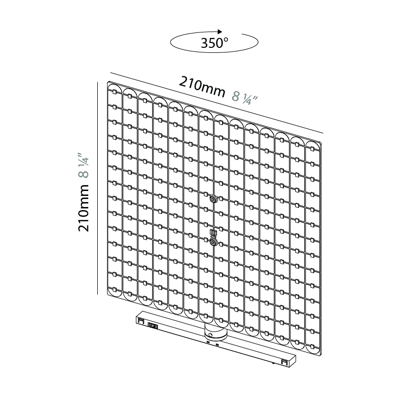 Code System by Prolicht – 8 4/16″ x 9 1/16″ ,  offers LED lighting solutions | Zaneen Architectural