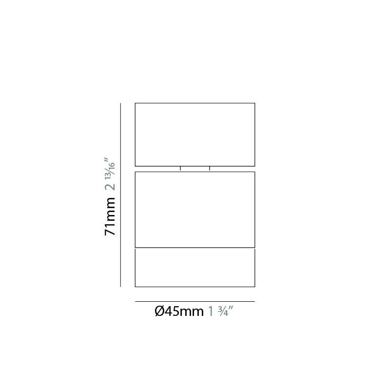 Compacto by Letroh – 1  3/4″ x 2 13/16″ Surface, Ceiling Surface offers LED lighting solutions | Zaneen Architectural / Line art