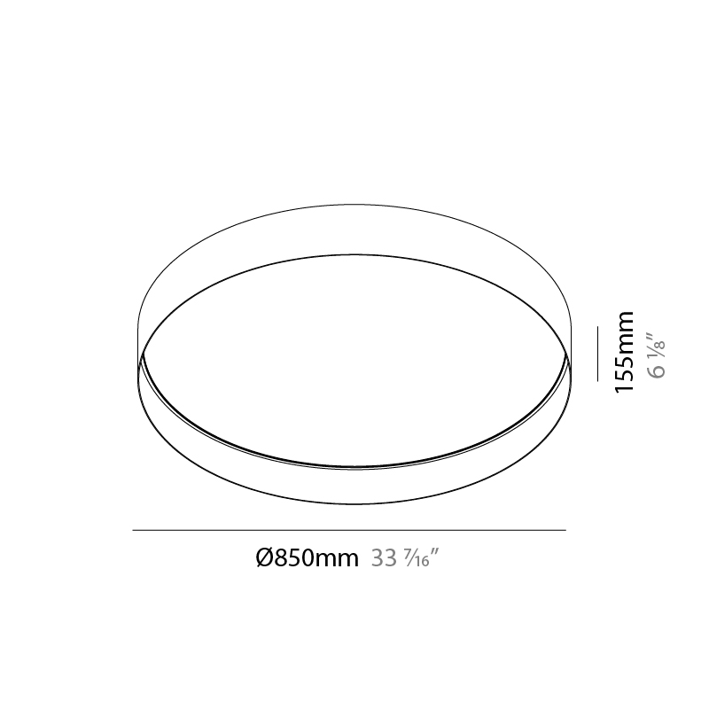 Cosmopolitan by Zaneen – 33 7/16″ x 6 1/8″ Surface, Ambient offers quality European interior lighting design | Zaneen Design