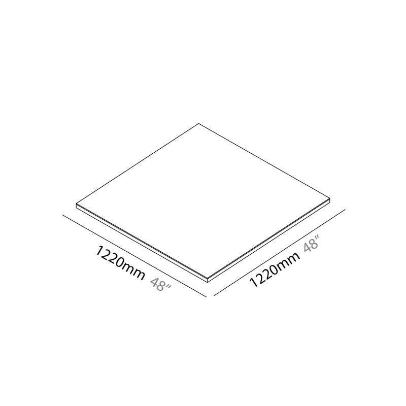 Infinite Square by Ivela – 48 1/16″ x 3/4″ Surface, Panels offers LED lighting solutions | Zaneen Architectural