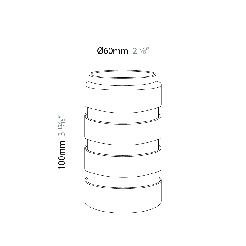 Round Step by Unonovesette – 2 3/8″ x 3 15/16″ ,  offers high performance and quality material | Zaneen Exterior