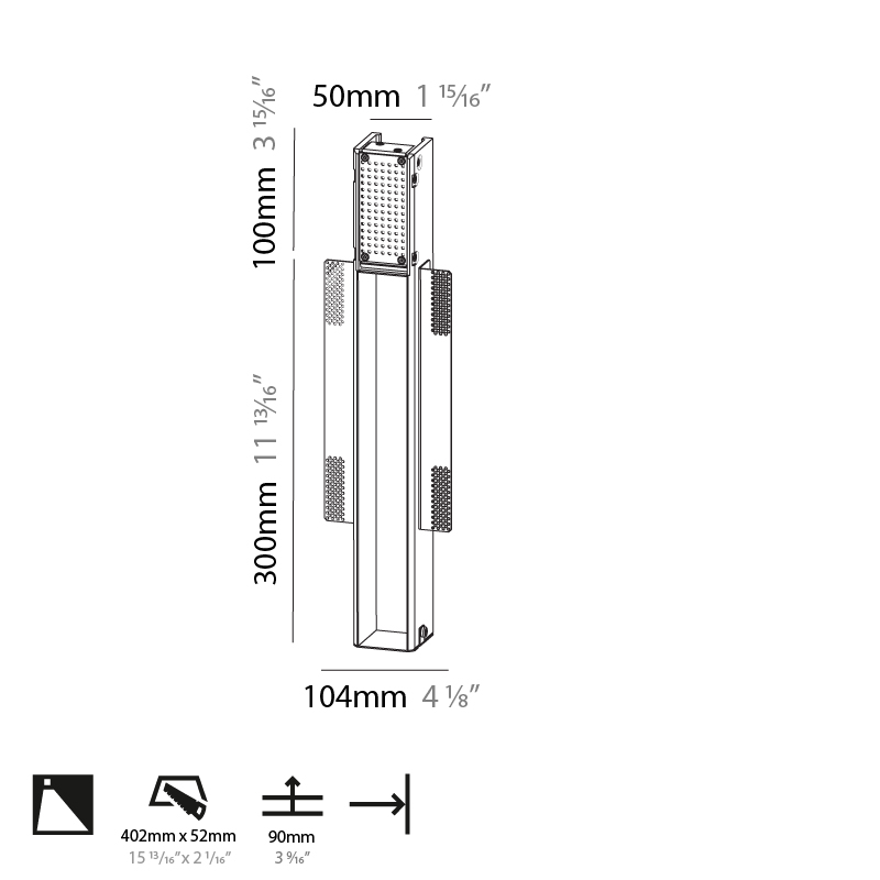 Delight by Prolicht –  x 11 13/16″ Trimless, Step Light offers LED lighting solutions | Zaneen Architectural / Line art