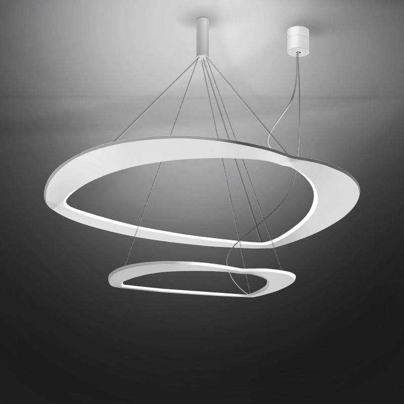 Diadema by Icone – 35 7/16″ x 78 3/4″ Suspension, Pendant offers quality European interior lighting design | Zaneen Design
