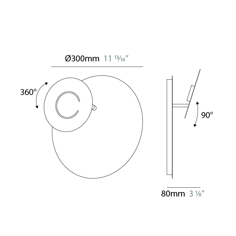 DoppioZero by Knikerboker – 11 13/16″ x 11 13/16″ Surface, Wall Surface offers quality European interior lighting design | Zaneen Design