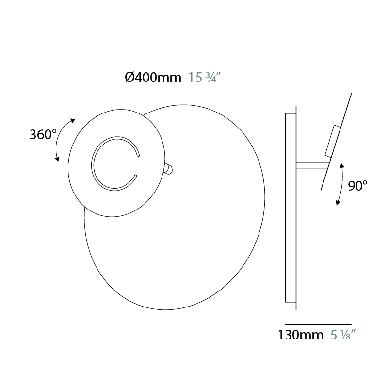 DoppioZero by Knikerboker – 11 13/16″ x 11 13/16″ Surface, Wall Surface offers quality European interior lighting design | Zaneen Design