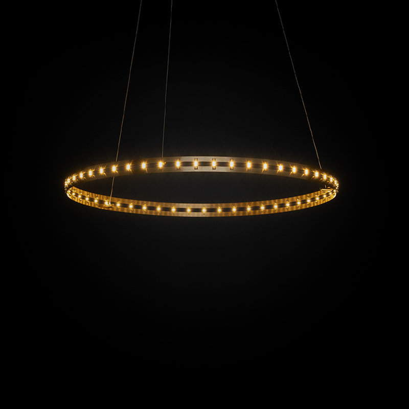 Eclipse by Quasar – 46 7/16″ x 1 15/16″ Suspension, Ambient offers quality European interior lighting design | Zaneen Design