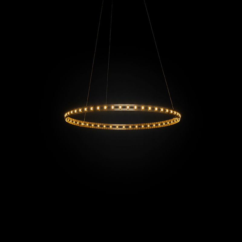 Eclipse by Quasar – 26 3/4″ x 1 15/16″ Suspension, Modular offers quality European interior lighting design | Zaneen Design