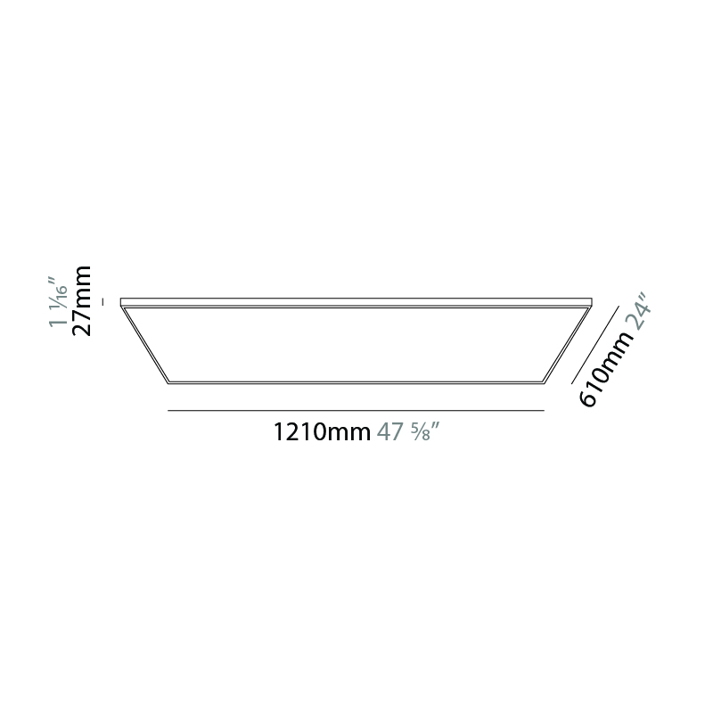 Elegant by Ivela – 47 5/8″ x 1 1/16″ Surface, Ambient offers LED lighting solutions | Zaneen Architectural