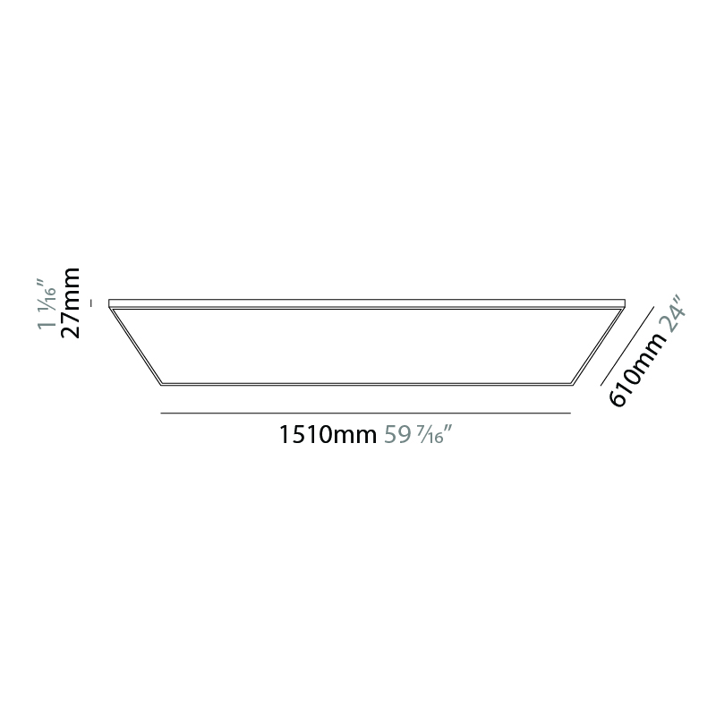 Elegant by Ivela – 59 7/16″ x 1 1/16″ Surface, Ambient offers LED lighting solutions | Zaneen Architectural