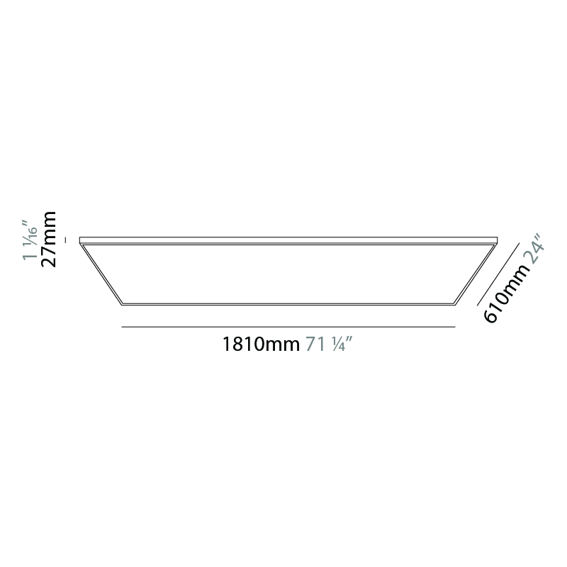 Elegant by Ivela – 71 1/4″ x 1 1/16″ Surface, Ambient offers LED lighting solutions | Zaneen Architectural