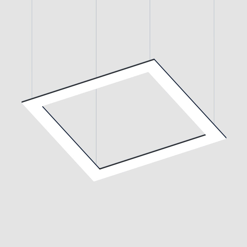 Infinite Frame by Ivela – 59 13/16″ x 3/4″ Suspension, Panels offers LED lighting solutions | Zaneen Architectural