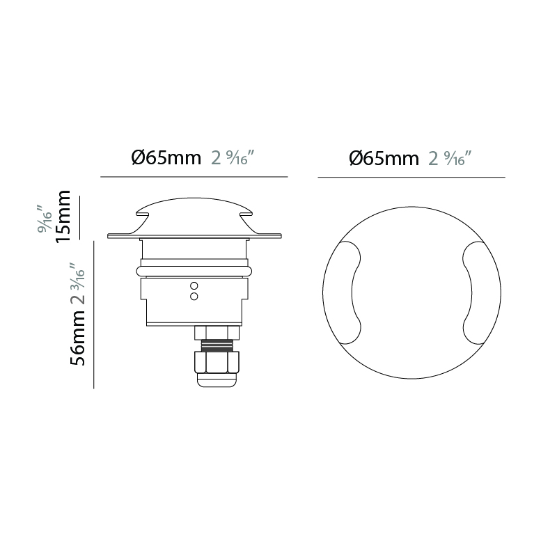 Explorer 65-2 by Unonovesette – 2 9/16″ x 3 7/16″ Recessed, Drive Over offers high performance and quality material | Zaneen Exterior / Line art