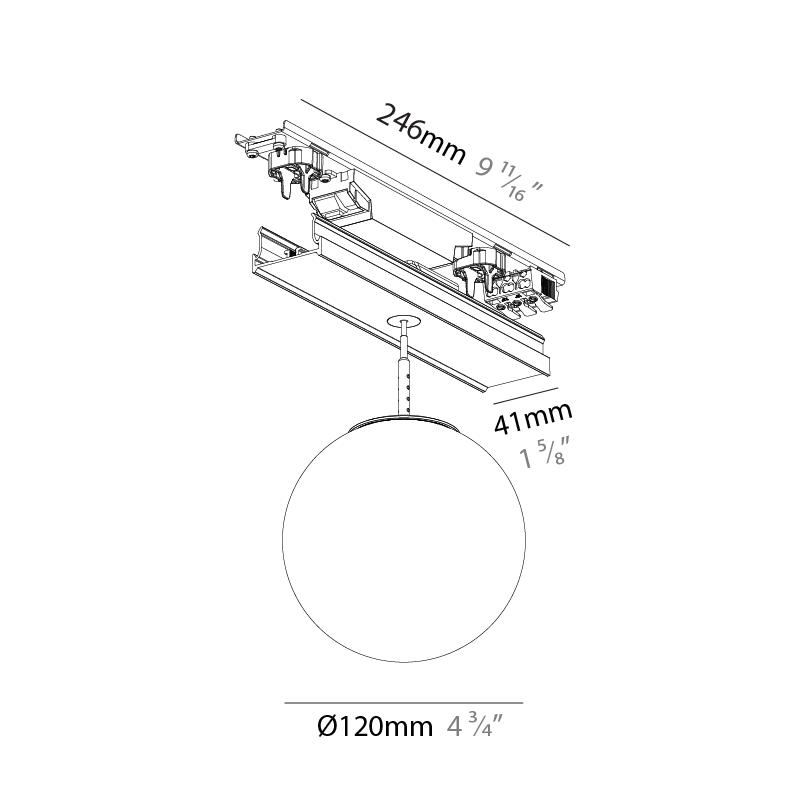 Forties by Prolicht – 4 3/4″7 7/8″ x 4 3/4″ Surface,  offers LED lighting solutions | Zaneen Architectural