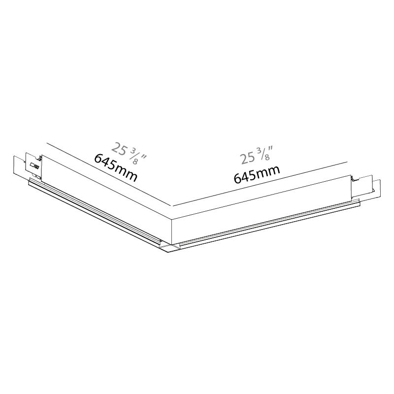 Forties by Prolicht – 25 3/8″ x 3″ Suspension, Linear Profiles offers LED lighting solutions | Zaneen Architectural