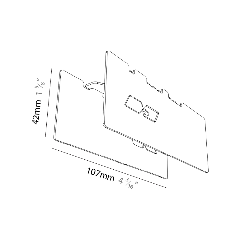 Forties by Prolicht – 4 3/16″ x 1 15/16″ ,  offers LED lighting solutions | Zaneen Architectural