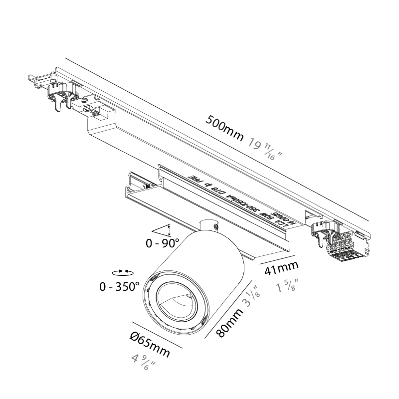 Forties by Prolicht – 2 9/16″9 11/16″ x 3 1/8″ Surface, Linear Profiles offers LED lighting solutions | Zaneen Architectural