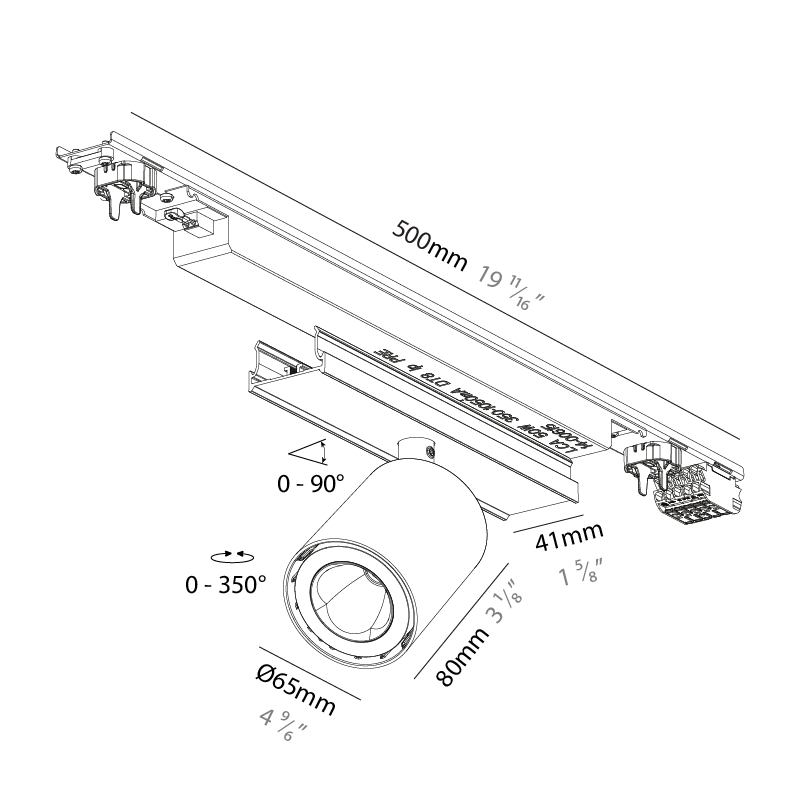Forties by Prolicht – 2 9/16″9 11/16″ x 3 1/8″ Surface, Linear Profiles offers LED lighting solutions | Zaneen Architectural
