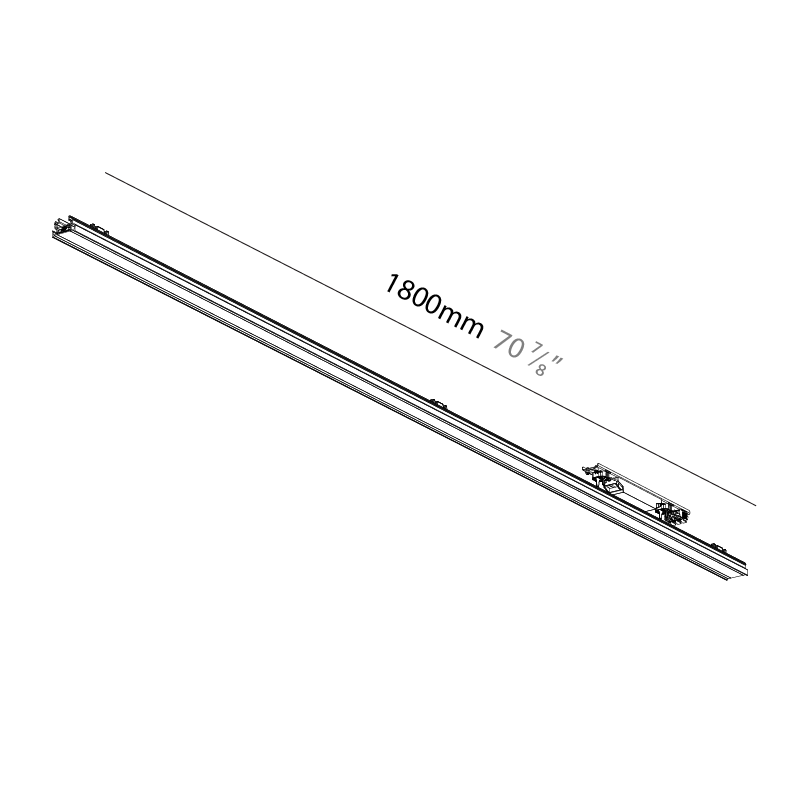 Forties by Prolicht – 70 7/8″ x 1 3/8″ Surface, Linear Profiles offers LED lighting solutions | Zaneen Architectural