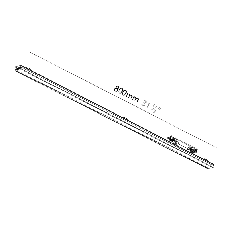Forties by Prolicht – 31 1/2″ x 1 3/8″ Surface, Linear Profiles offers LED lighting solutions | Zaneen Architectural