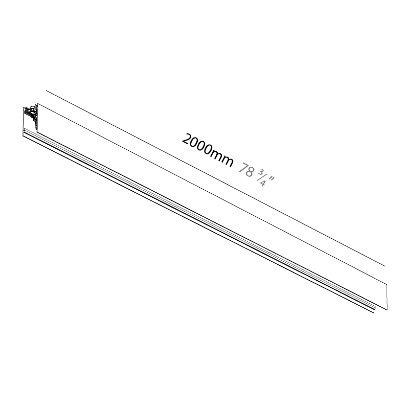 Forties by Prolicht – 78 3/4″ x 3″ Surface, Linear Profiles offers LED lighting solutions | Zaneen Architectural