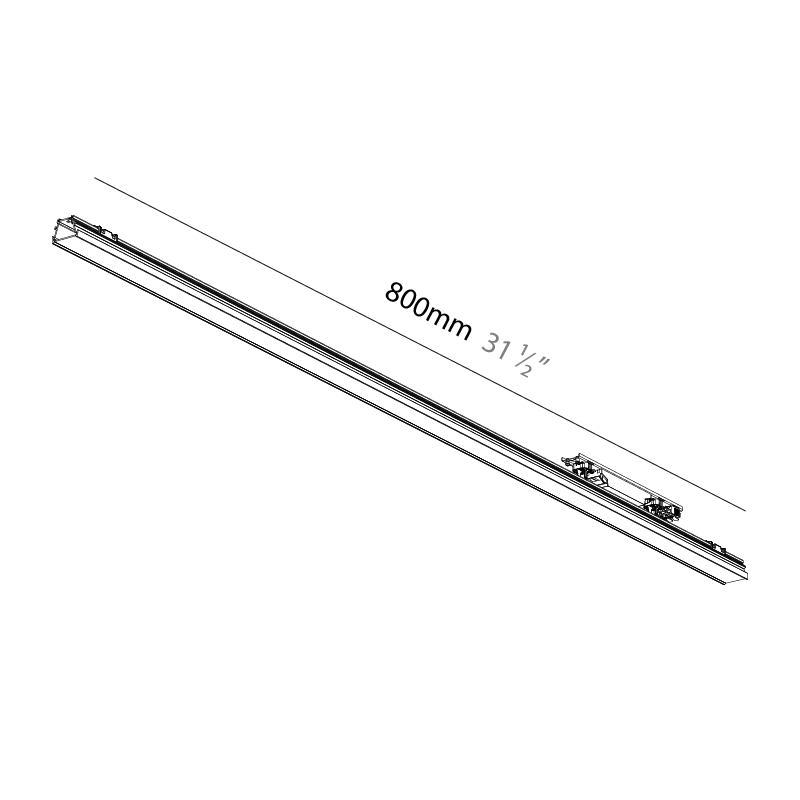 Forties by Prolicht – 31 1/2″ x 1 3/8″ Surface, Linear Profiles offers LED lighting solutions | Zaneen Architectural