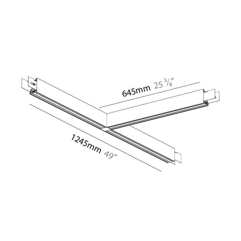 Forties by Prolicht – 49″ x 3″ Surface, Linear Profiles offers LED lighting solutions | Zaneen Architectural