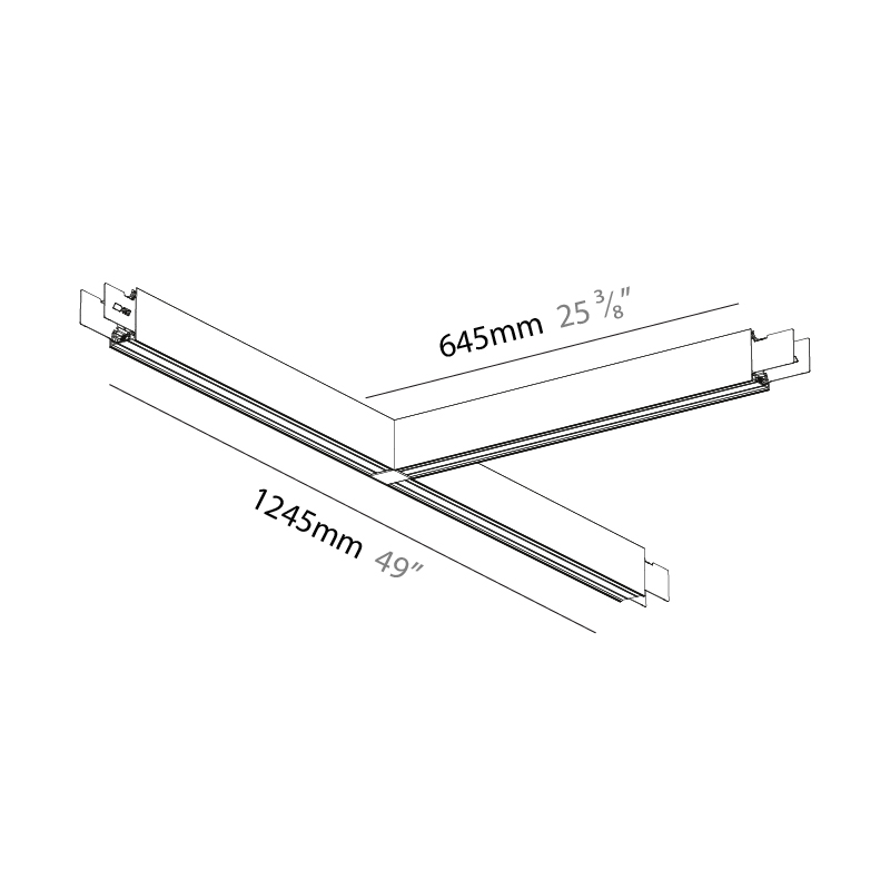Forties by Prolicht – 49″ x 3″ Surface, Linear Profiles offers LED lighting solutions | Zaneen Architectural